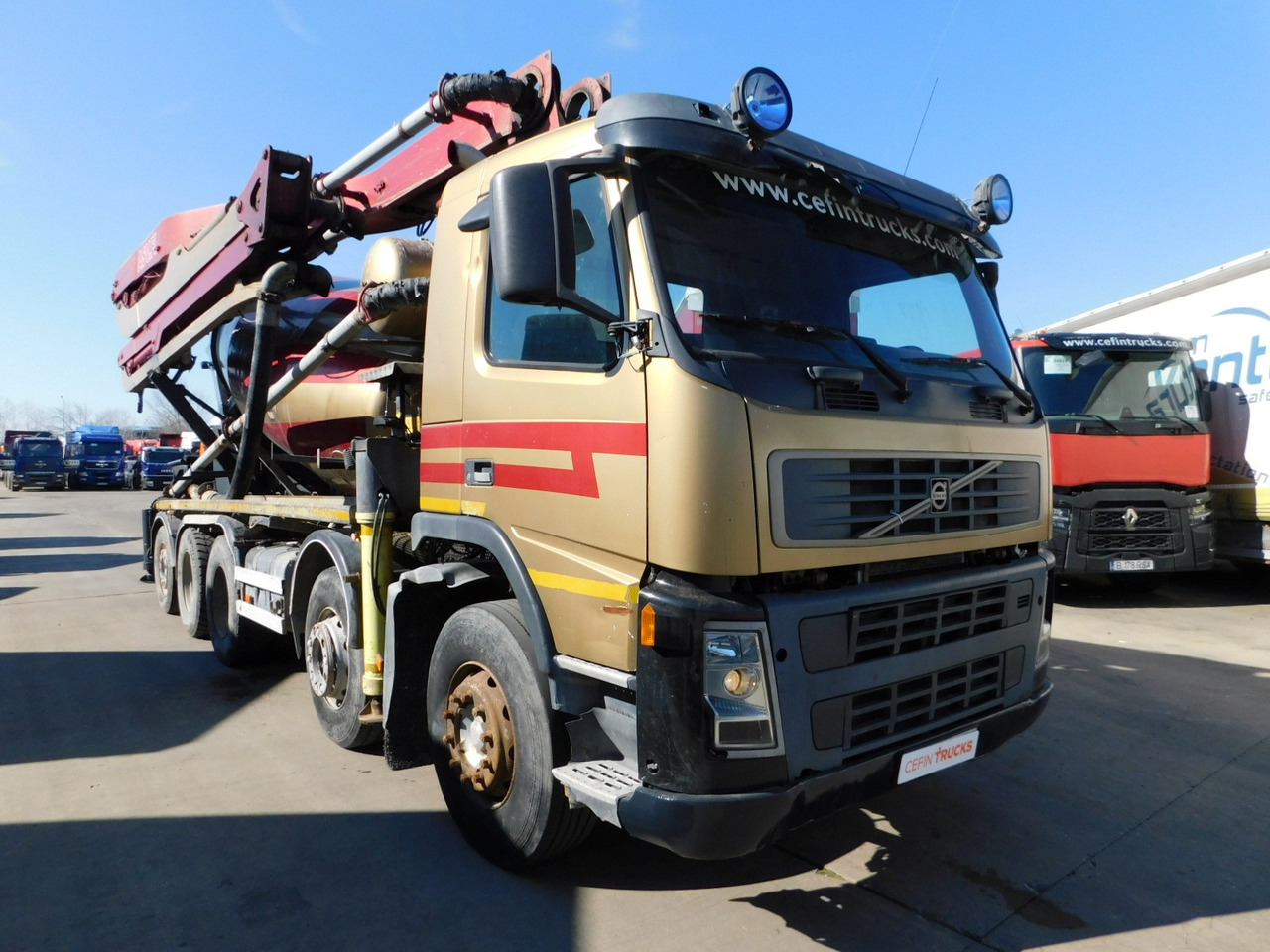 Volvo Pompa de beton cu mixer fm 9 - Camion malaxeur: photos 2 Volvo Pompa de beton cu mixer fm 9 - Camion malaxeur: photos 2