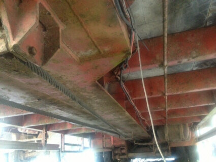 Semi-remorque surbaissé pour transport de équipements lourds Goldhofer STPA T2-22/80A zwangsgelenkt STPA T2-22/80A zwangsgelenkt: photos 6 Semi-remorque surbaissé pour transport de équipements lourds Goldhofer STPA T2-22/80A zwangsgelenkt STPA T2-22/80A zwangsgelenkt: photos 6