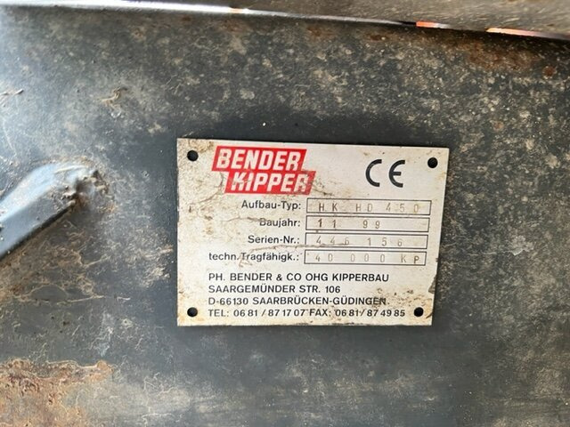 Châssis cabine MAN TGS 41.480 8X8 BB TGS 41.480 8X8 BB, Bender Stahlmulde ca. 18m³, hydr. Heckklappe: photos 14
