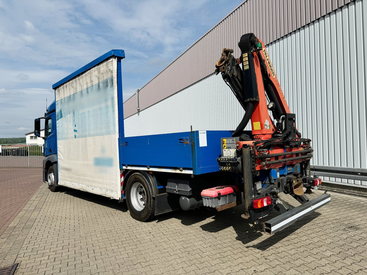 Camion grue Mercedes-Benz Actros 1836 L 4x2 Actros 1836 L 4x2, Glastransporter, Heckkran Palfinger Pk 12002-EH, Funk: photos 12