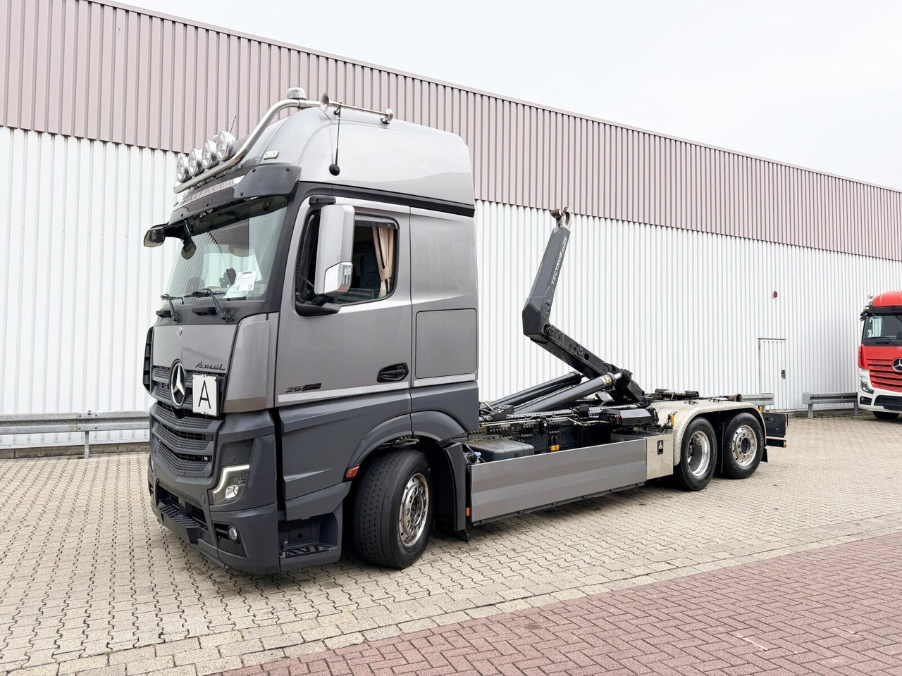 Camion ampliroll Mercedes-Benz Actros 2552 L 6x2 Actros 2552 L 6x2, Lenk/Lift, Retarder, GigaSpace, LED, Motorabtrieb, Meiller Tectrum, Funk: photos 1