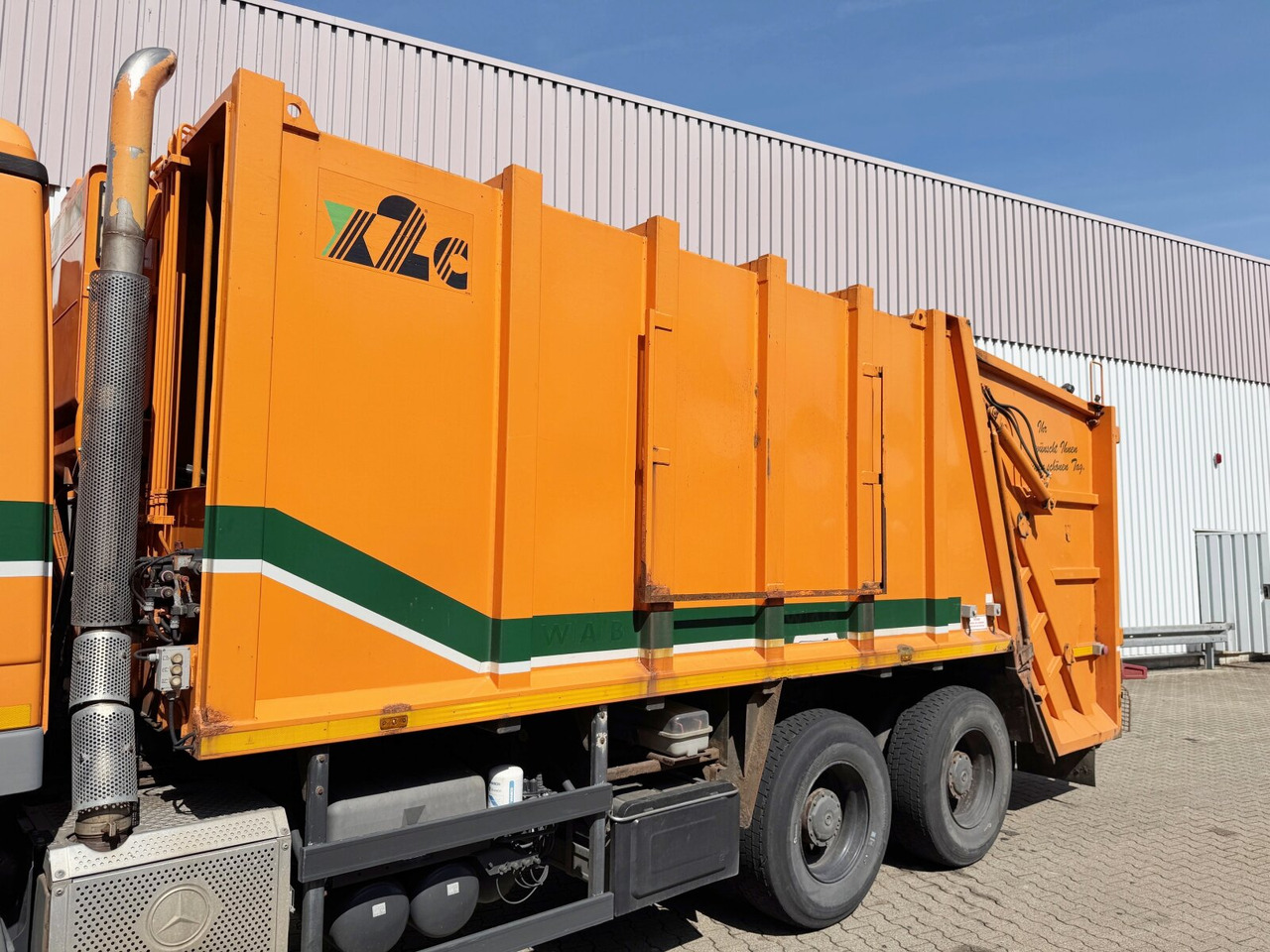 Benne à ordures ménagères pour transport de déchets Mercedes-Benz Actros 2641/48 L 6x4 Actros 2641/48 L 6x4, Haller M21X2C, Zöller Schüttung: photos 15