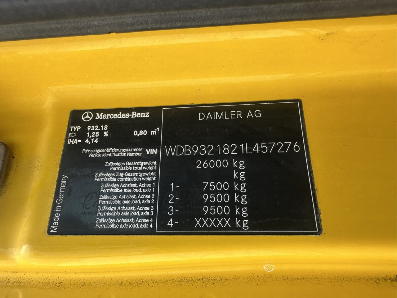 Mercedes-Benz Actros 3348 AK 6x6 Actros 3348 AK 6x6, Bordmatik links - Camion benne: photos 4 Mercedes-Benz Actros 3348 AK 6x6 Actros 3348 AK 6x6, Bordmatik links - Camion benne: photos 4