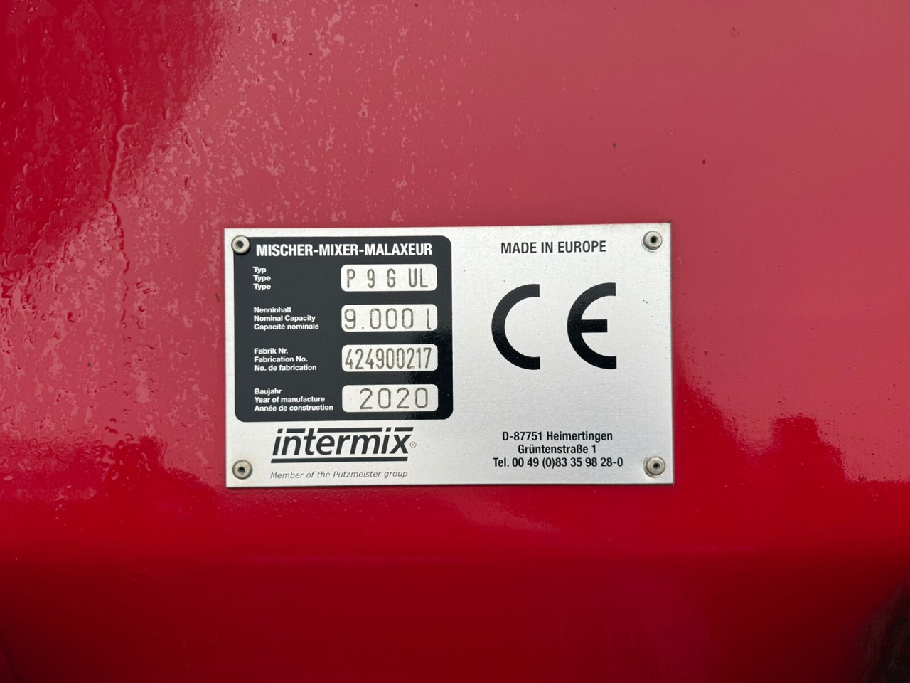 Mercedes-Benz Arocs 3243 B 8x4/4 Arocs 3243 B 8x4/4, MirrorCam, MultimediaCockpit, Navi, Betonmischer Intermix ca. 9m³ - Camion malaxeur: photos 5 Mercedes-Benz Arocs 3243 B 8x4/4 Arocs 3243 B 8x4/4, MirrorCam, MultimediaCockpit, Navi, Betonmischer Intermix ca. 9m³ - Camion malaxeur: photos 5