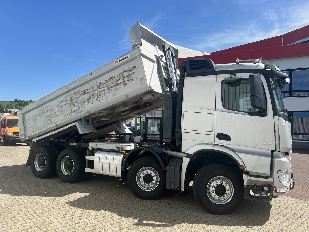 Tombereau Mercedes-Benz Arocs 3251 LK 8x4/4 Arocs 3251 LK 8x4/4, Retarder, Stahlmulde ca. 15m³, hydr. Heckklappe: photos 9