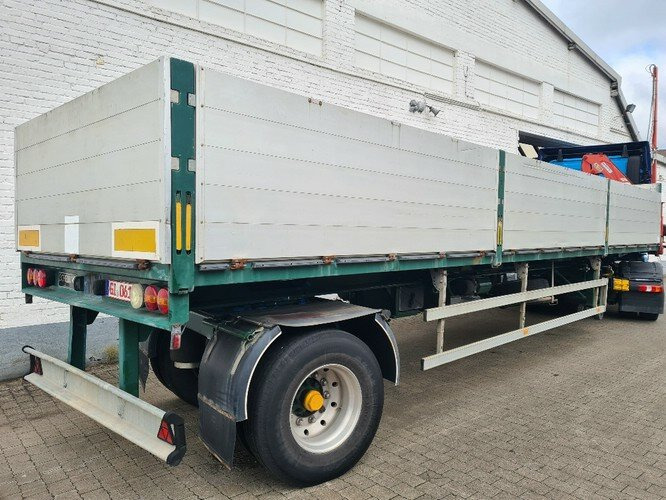 Semi-remorque plateau SCHELLING 504 H 22 SCHELLING 504 H 22 mit Kran Ferrari 708, 7m/t: photos 9