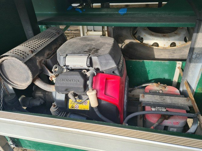 Semi-remorque plateau SCHELLING 504 H 22 SCHELLING 504 H 22 mit Kran Ferrari 708, 7m/t: photos 14