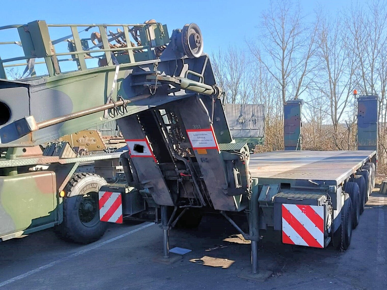 SLT 56 t SLT 56 t, Elefant (Franziska) EX BW - Semi-remorque surbaissé: photos 3 SLT 56 t SLT 56 t, Elefant (Franziska) EX BW - Semi-remorque surbaissé: photos 3