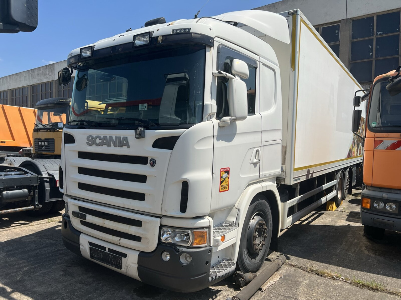 Camion fourgon Scania G420 6x2, ERSATZTEILSPENDER! G420 6x2, Liftachse, Hiab LBW, Motor defekt!: photos 7