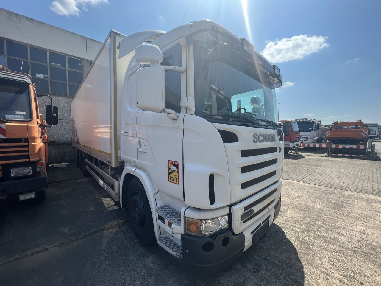Camion fourgon Scania G420 6x2, ERSATZTEILSPENDER! G420 6x2, Liftachse, Hiab LBW, Motor defekt!: photos 8