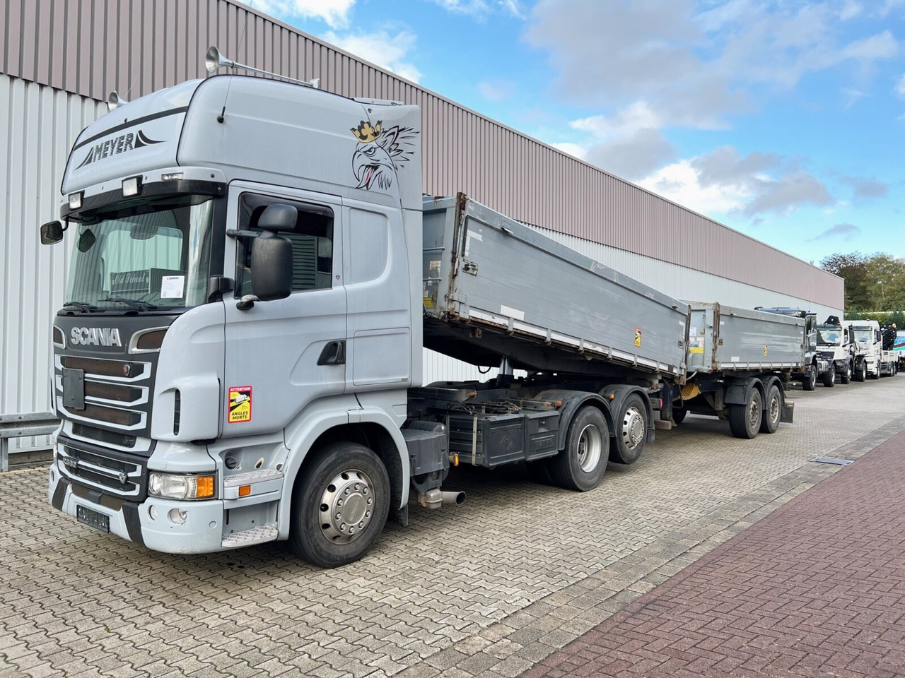 Camion benne Scania R560 6x2 R560 6x2, V8, Retarder, Liftachse, Standklima, Alu-Bordwände, ca. 15m³: photos 7