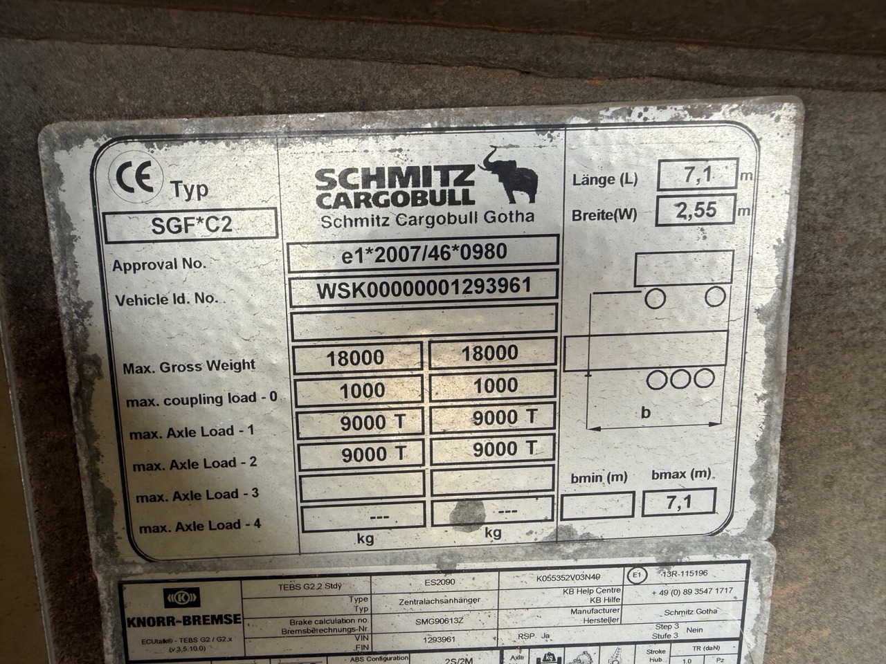 Schmitz Cargobull ZKI 18-4.9 ZKI 18-4.9, Alu-Bordwände, ca. 10m³ - Remorque benne: photos 3 Schmitz Cargobull ZKI 18-4.9 ZKI 18-4.9, Alu-Bordwände, ca. 10m³ - Remorque benne: photos 3