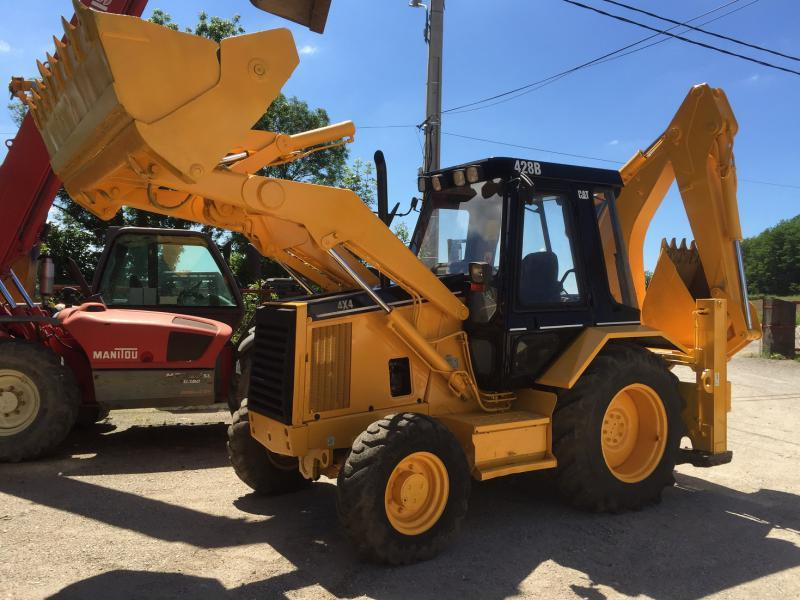 Caterpillar 428 B - Tractopelle: photos 1 Caterpillar 428 B - Tractopelle: photos 1