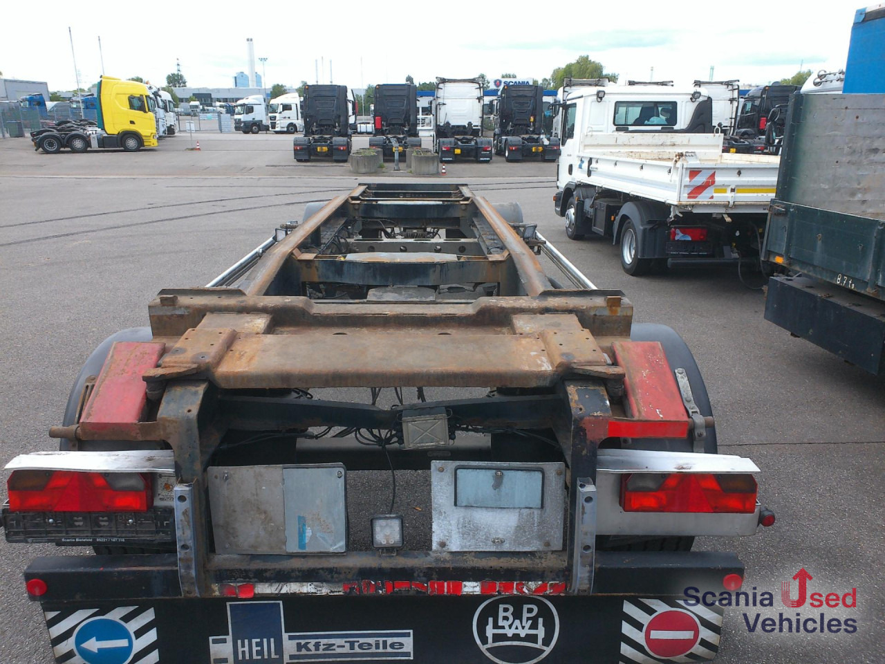 Remorque ampliroll/ Multibenne HUEFFERMANN HSA 1870LS f. Abrollbehälter Top !!!: photos 12