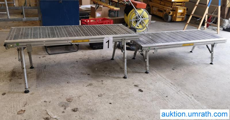 Équipement de garage Posten Konvolut Zarges Plattform Laufsteg Bühne Überstieg Gehsteig Sockel Treppen Aluminium hochwertig: photos 19