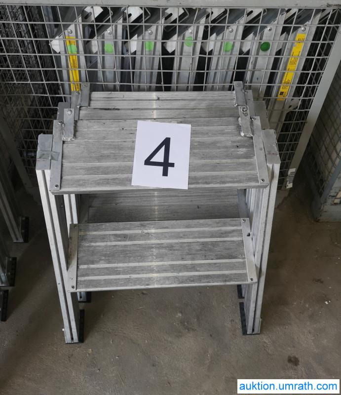 Équipement de garage Posten Konvolut Zarges Plattform Laufsteg Bühne Überstieg Gehsteig Sockel Treppen Aluminium hochwertig: photos 10