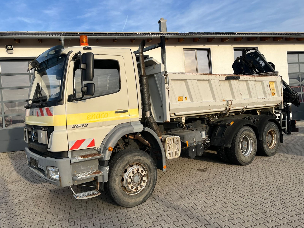 Mercedes-Benz Axor 2633 6x4 Meiller Kipper HIAB 144E-3 Kran - Camion benne, Camion grue: photos 5 Mercedes-Benz Axor 2633 6x4 Meiller Kipper HIAB 144E-3 Kran - Camion benne, Camion grue: photos 5