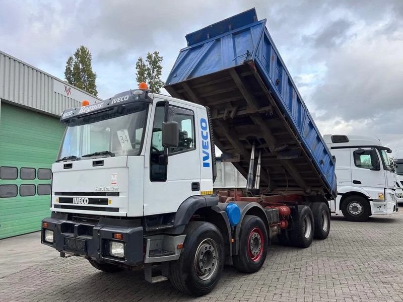 Iveco Eurotrakker 340E37 8x4, Manual injection, STEEL DUMPER, FULL SPRING - Camion benne: photos 1 Iveco Eurotrakker 340E37 8x4, Manual injection, STEEL DUMPER, FULL SPRING - Camion benne: photos 1