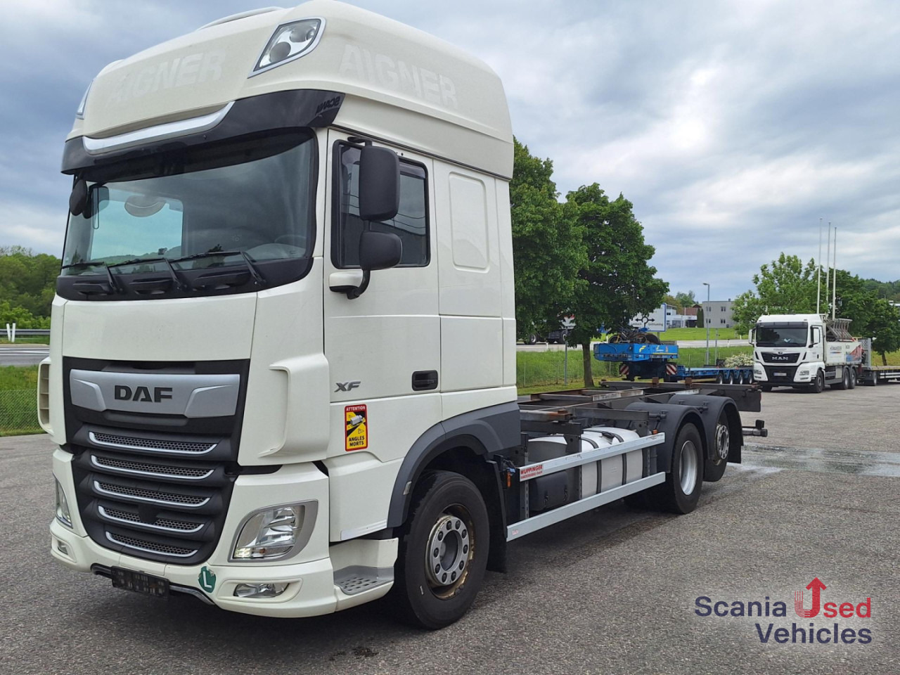 Camion porte-conteneur/ Caisse mobile DAF XF 480 6x2 SSC Intarder !: photos 8