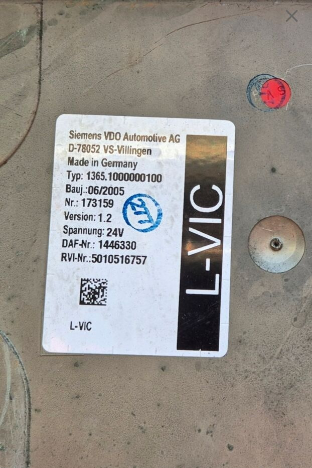 DAF - Bloc de gestion pour Camion: photos 2 DAF - Bloc de gestion pour Camion: photos 2