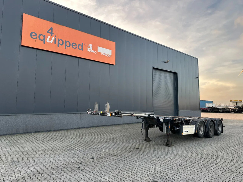 D-Tec FLEXITRAILER / 45FT HC MULTI / BPW + drumbrakes / liftaxle / NL / APK 11-2026 - Semi-remorque porte-conteneur/ Caisse mobile: photos 2 D-Tec FLEXITRAILER / 45FT HC MULTI / BPW + drumbrakes / liftaxle / NL / APK 11-2026 - Semi-remorque porte-conteneur/ Caisse mobile: photos 2