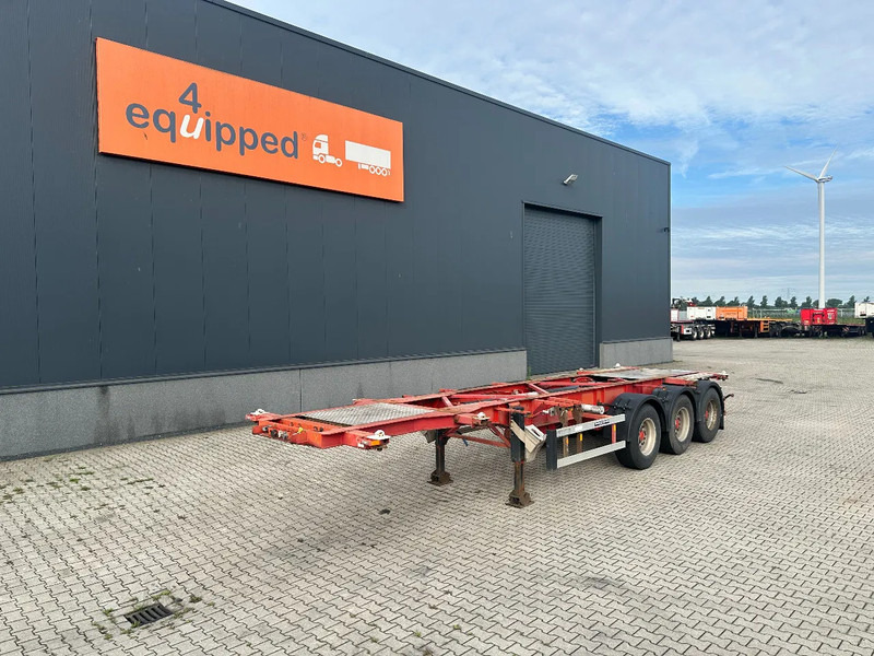 Groenewegen 20FT/30FT, ROR+drum, ALCOA, ADR (EX/II, EX/III. FL, AT), NL-Chassis, APK: 04/2026 - Semi-remorque porte-conteneur/ Caisse mobile: photos 1 Groenewegen 20FT/30FT, ROR+drum, ALCOA, ADR (EX/II, EX/III. FL, AT), NL-Chassis, APK: 04/2026 - Semi-remorque porte-conteneur/ Caisse mobile: photos 1