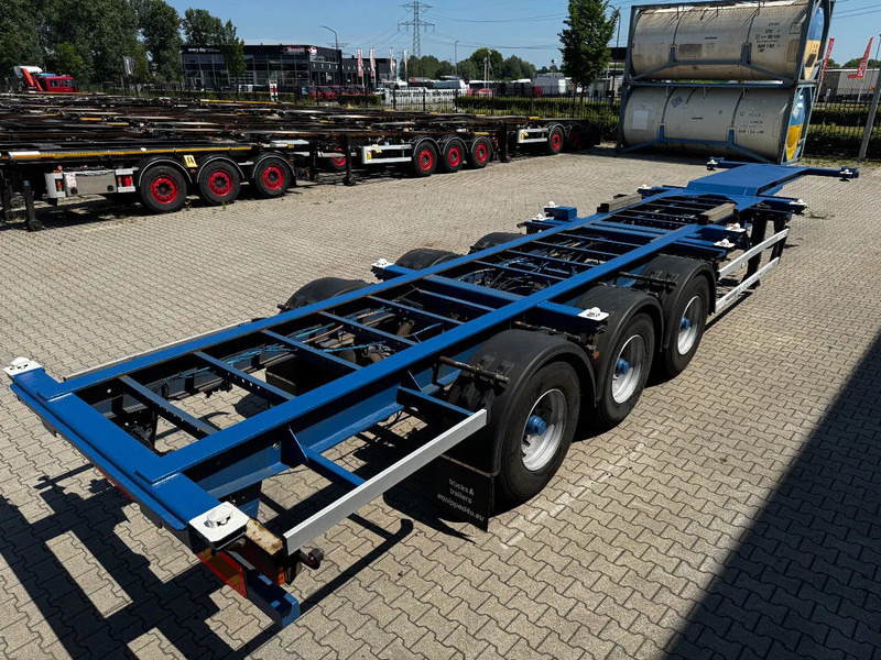 Groenewegen 40FT HC-chassis, BPW+Drum, liftaxle, NL-Chassis - Semi-remorque porte-conteneur/ Caisse mobile: photos 3 Groenewegen 40FT HC-chassis, BPW+Drum, liftaxle, NL-Chassis - Semi-remorque porte-conteneur/ Caisse mobile: photos 3