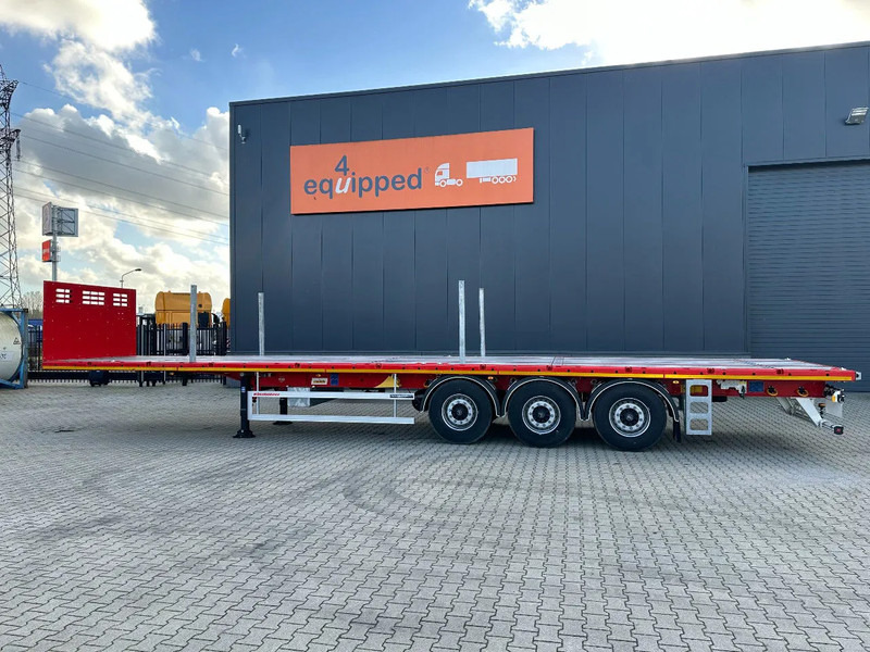 Kässbohrer nieuwe, direct leverbare Heavy-Duty platte oplegger, Heckbündig, Twistlocks (1x 40FT / 2x 20FT), rongpotten, schijfremmen, NL-re - Semi-remorque plateau: photos 2 Kässbohrer nieuwe, direct leverbare Heavy-Duty platte oplegger, Heckbündig, Twistlocks (1x 40FT / 2x 20FT), rongpotten, schijfremmen, NL-re - Semi-remorque plateau: photos 2