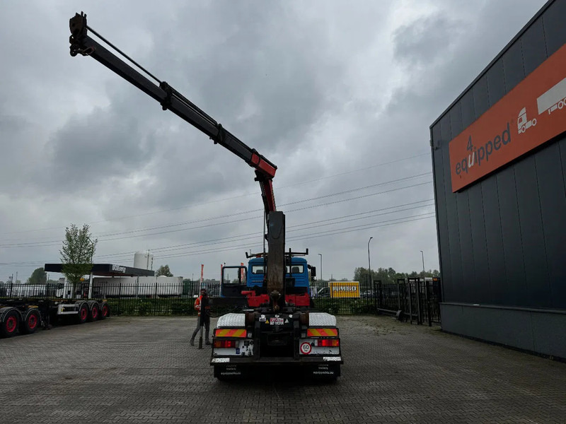 MAN FE 410A, 6x4, EURO 2, Palfinger PK17000 Crane + VDL HOOK, full spring, manual gearbox, MOT 9/2025 - Camion ampliroll, Camion grue: photos 5 MAN FE 410A, 6x4, EURO 2, Palfinger PK17000 Crane + VDL HOOK, full spring, manual gearbox, MOT 9/2025 - Camion ampliroll, Camion grue: photos 5