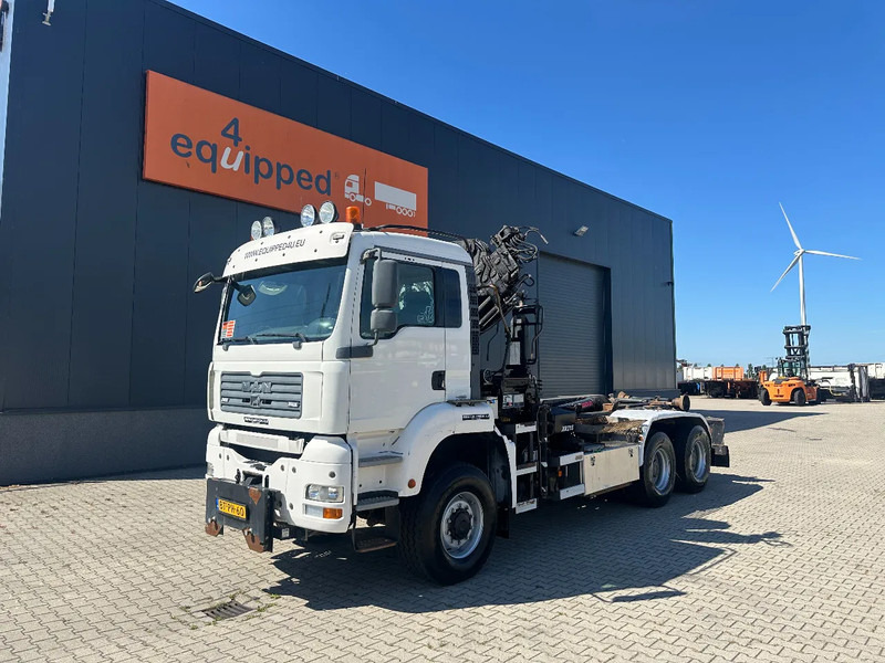 MAN TGA 26.440 6x6, HIAB 166 D-4 HIDUO Crane + ROTATOR / MULTILIFT HOOK (21T), full spring, NL-truck, APK: 02/2026 - Camion ampliroll, Camion grue: photos 4 MAN TGA 26.440 6x6, HIAB 166 D-4 HIDUO Crane + ROTATOR / MULTILIFT HOOK (21T), full spring, NL-truck, APK: 02/2026 - Camion ampliroll, Camion grue: photos 4