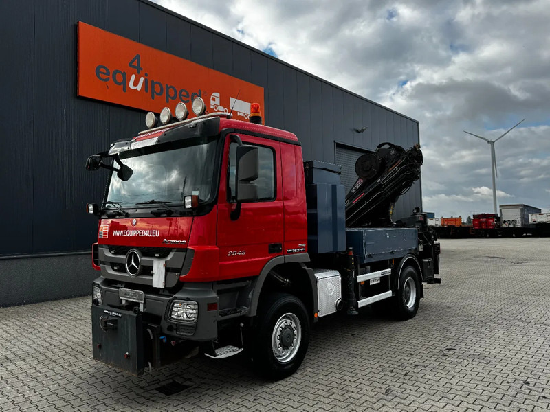 Mercedes-Benz Actros 2046 4x4 / FULL SPRING / HIAB 288 EP 5 HIPRO Crane / EURO-5 - Camion grue: photos 3 Mercedes-Benz Actros 2046 4x4 / FULL SPRING / HIAB 288 EP 5 HIPRO Crane / EURO-5 - Camion grue: photos 3