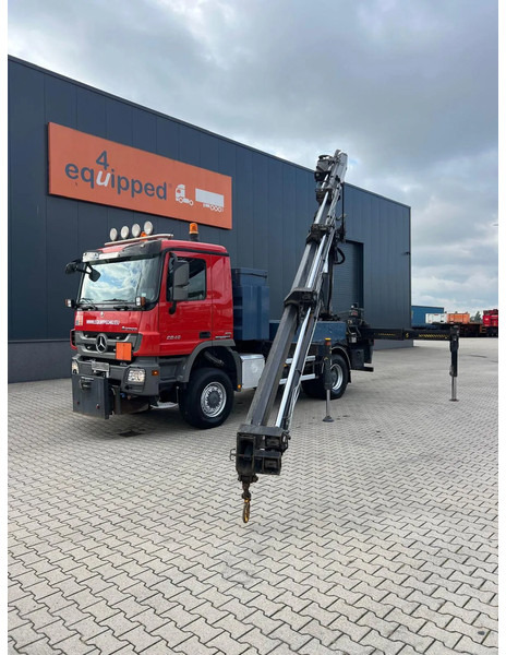 Mercedes-Benz Actros 2046 4x4 / FULL SPRING / HIAB 288 EP 5 HIPRO Crane / EURO-5 - Camion grue: photos 1 Mercedes-Benz Actros 2046 4x4 / FULL SPRING / HIAB 288 EP 5 HIPRO Crane / EURO-5 - Camion grue: photos 1