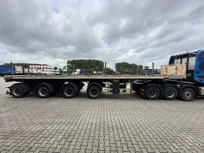 Nooteboom OVB-73-04, 73 tons Ballast trailer, 4 axles, 3 hydraulic steering axles, 75% tyres, MOT 03/2026 - Semi-remorque plateau: photos 3 Nooteboom OVB-73-04, 73 tons Ballast trailer, 4 axles, 3 hydraulic steering axles, 75% tyres, MOT 03/2026 - Semi-remorque plateau: photos 3