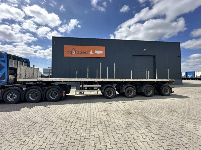 Nooteboom OVB-73-04, 73 tons Ballast trailer, 4 axles, 3 hydraulic steering axles - Semi-remorque plateau: photos 2 Nooteboom OVB-73-04, 73 tons Ballast trailer, 4 axles, 3 hydraulic steering axles - Semi-remorque plateau: photos 2