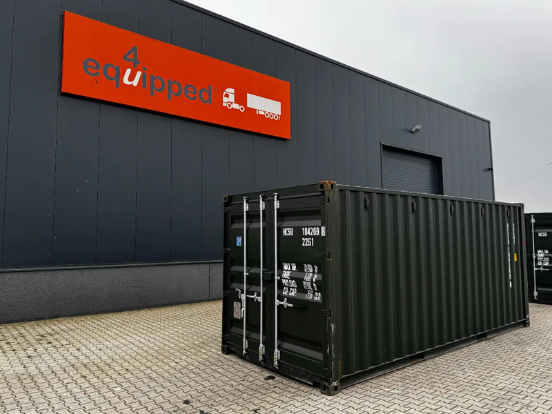 Onbekend TOP 20FT DV 8'6" containers ONE-WAY, 2x available, darkgreen - Conteneur maritime: photos 1 Onbekend TOP 20FT DV 8'6" containers ONE-WAY, 2x available, darkgreen - Conteneur maritime: photos 1