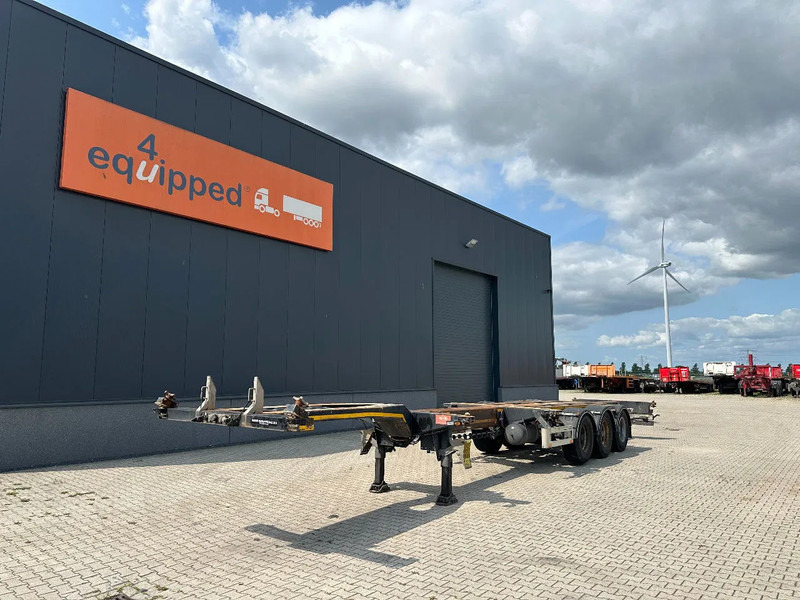 Pacton FLEX XL 45FT HC multi (2x extendable), liftaxle, SAF + DRUM, NL-chassis - Semi-remorque porte-conteneur/ Caisse mobile: photos 1 Pacton FLEX XL 45FT HC multi (2x extendable), liftaxle, SAF + DRUM, NL-chassis - Semi-remorque porte-conteneur/ Caisse mobile: photos 1