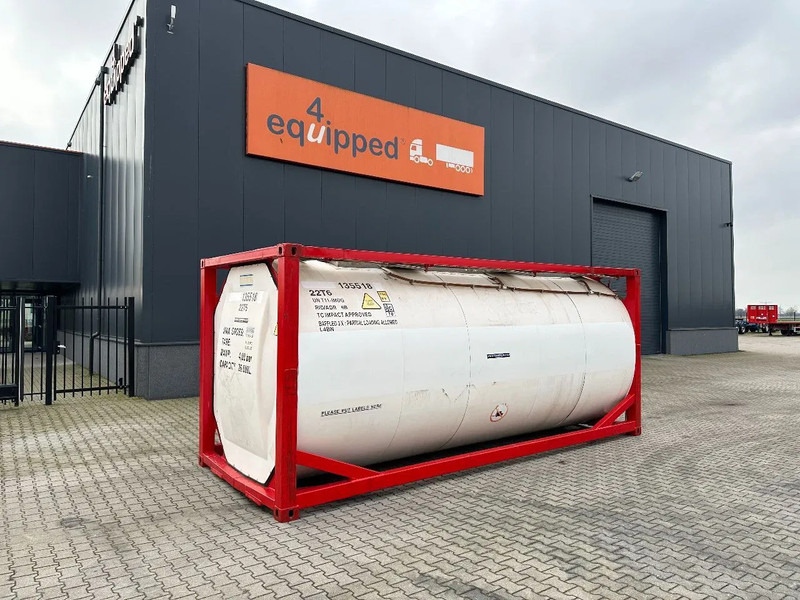 SINGAMAS 20FT ISO, 26.000L/1-COMP/3 BAFFELS/3 manholes, 5Y inspection: 06/2027 - Cuve de stockage: photos 1 SINGAMAS 20FT ISO, 26.000L/1-COMP/3 BAFFELS/3 manholes, 5Y inspection: 06/2027 - Cuve de stockage: photos 1