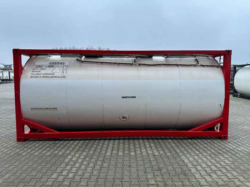 SINGAMAS 20FT ISO, 26.000L/1-COMP/3 BAFFELS/3 manholes, 5Y inspection: 06/2027 - Cuve de stockage: photos 3 SINGAMAS 20FT ISO, 26.000L/1-COMP/3 BAFFELS/3 manholes, 5Y inspection: 06/2027 - Cuve de stockage: photos 3