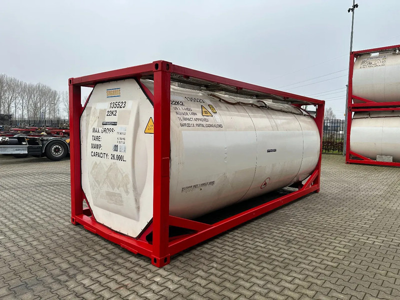 SINGAMAS 20FT ISO, 26.000L/1-COMP/3 BAFFELS/3 manholes, 5Y inspection: 06/2027 - Cuve de stockage: photos 4 SINGAMAS 20FT ISO, 26.000L/1-COMP/3 BAFFELS/3 manholes, 5Y inspection: 06/2027 - Cuve de stockage: photos 4