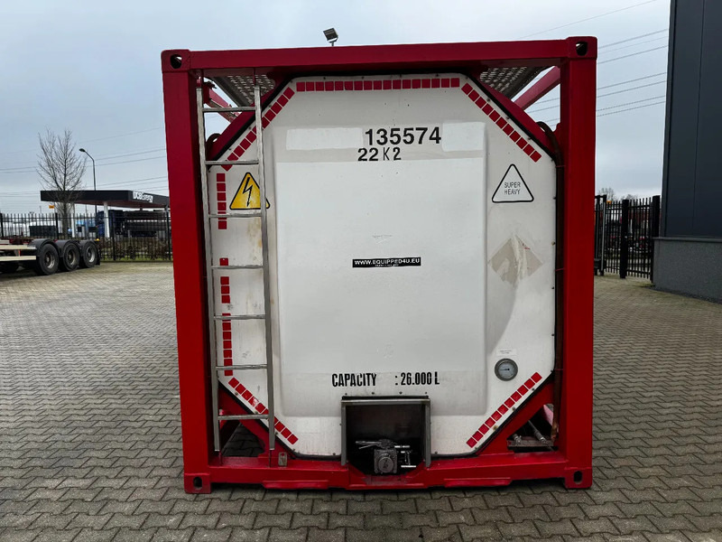 SINGAMAS 20FT ISO, 26.000L/1-COMP/3 BAFFELS/3 manholes, 5Y inspection: 11/2025 - Conteneur citerne: photos 5 SINGAMAS 20FT ISO, 26.000L/1-COMP/3 BAFFELS/3 manholes, 5Y inspection: 11/2025 - Conteneur citerne: photos 5