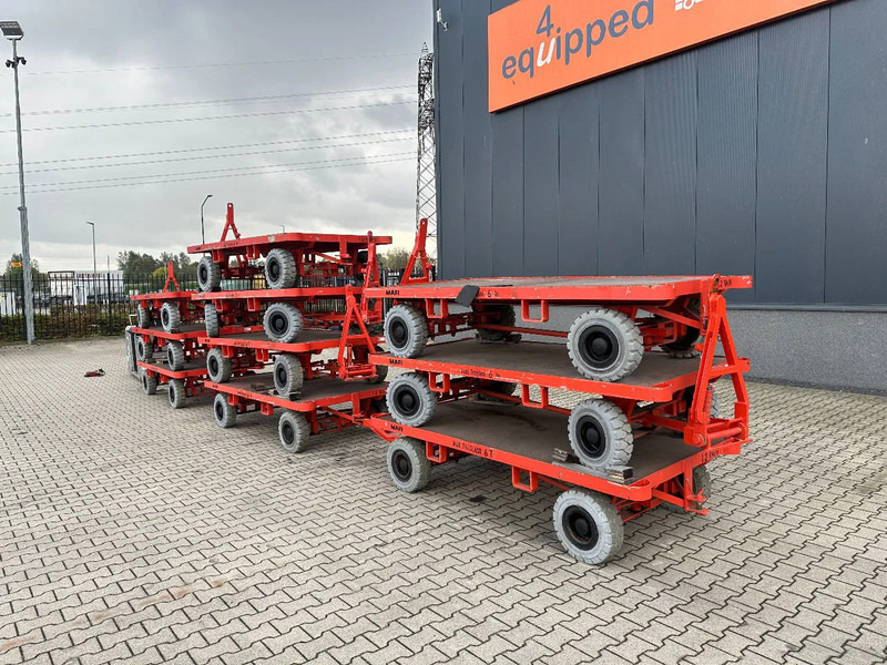 Still + 10x 2016 MAFI double-steered and connectable heavy-duty trailers with 6000kg loading capacity - Remorque plateau: photos 3 Still + 10x 2016 MAFI double-steered and connectable heavy-duty trailers with 6000kg loading capacity - Remorque plateau: photos 3