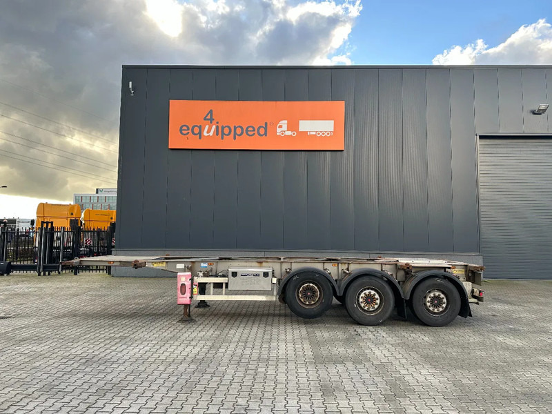 TURBO'S HOET 20FT/30FT, ADR (FL, AT, OX), empty weight: 3.720kg, liftaxle, SAF disc - Semi-remorque porte-conteneur/ Caisse mobile: photos 2 TURBO'S HOET 20FT/30FT, ADR (FL, AT, OX), empty weight: 3.720kg, liftaxle, SAF disc - Semi-remorque porte-conteneur/ Caisse mobile: photos 2