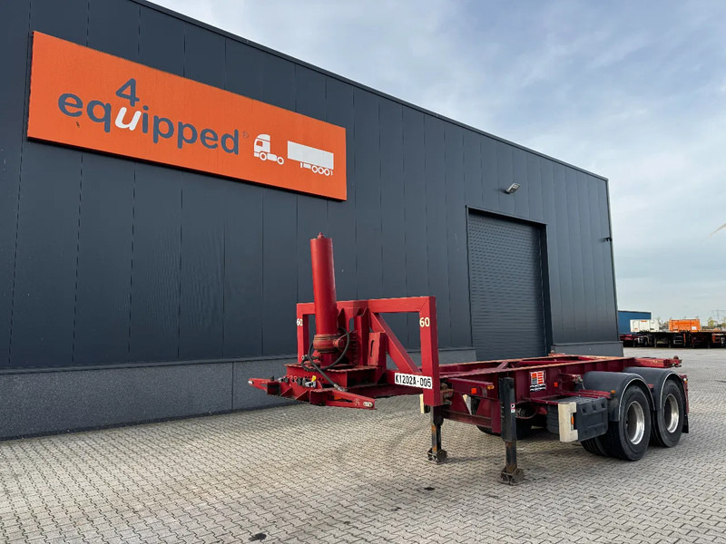 Van Hool 2 AXLE 20FT TIPPING-CHASSIS / TWIN-TIRES / BPW + DISC / ALCOA - Semi-remorque porte-conteneur/ Caisse mobile: photos 1 Van Hool 2 AXLE 20FT TIPPING-CHASSIS / TWIN-TIRES / BPW + DISC / ALCOA - Semi-remorque porte-conteneur/ Caisse mobile: photos 1