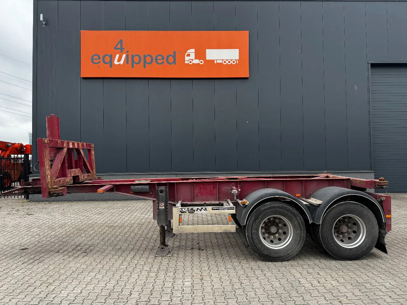 Van Hool 2 AXLE 20FT TIPPING-CHASSIS, TWIN-TIRES, BPW + DRUM, ALCOA - Semi-remorque porte-conteneur/ Caisse mobile: photos 2 Van Hool 2 AXLE 20FT TIPPING-CHASSIS, TWIN-TIRES, BPW + DRUM, ALCOA - Semi-remorque porte-conteneur/ Caisse mobile: photos 2