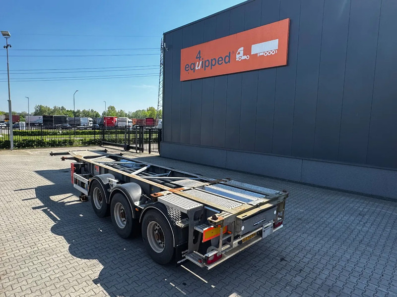 Semi-remorque porte-conteneur/ Caisse mobile Van Hool 20FT/30FT, ADR (EX/II, EX/III, FL, AT), BPW + drum, ALCOA, galvanized, liftaxle, NL-Chassis, 80% tyres: photos 19