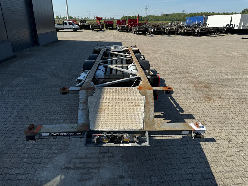 Semi-remorque porte-conteneur/ Caisse mobile Van Hool 20FT/30FT, ADR (EX/II, EX/III, FL, AT), BPW + drum, ALCOA, galvanized, liftaxle, NL-Chassis, 80% tyres: photos 6