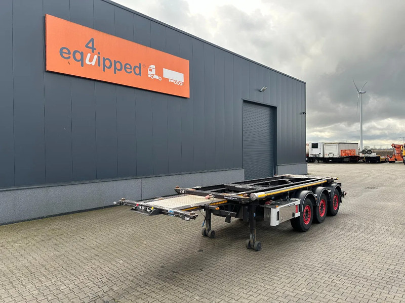Van Hool 20FT, 66° Tipping-chassis, ADR (EX/II, EX/III, FL, AT), SAF, 2 liftaxles, 380V - Semi-remorque porte-conteneur/ Caisse mobile: photos 5 Van Hool 20FT, 66° Tipping-chassis, ADR (EX/II, EX/III, FL, AT), SAF, 2 liftaxles, 380V - Semi-remorque porte-conteneur/ Caisse mobile: photos 5