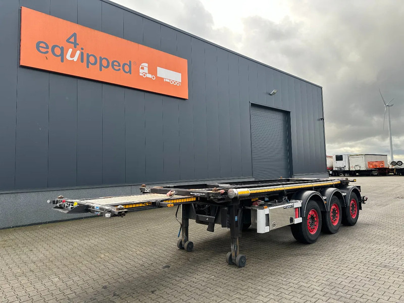 Van Hool 20FT, 66° Tipping-chassis, ADR (EX/II, EX/III, FL, AT), SAF, 2 liftaxles, 380V - Semi-remorque porte-conteneur/ Caisse mobile: photos 2 Van Hool 20FT, 66° Tipping-chassis, ADR (EX/II, EX/III, FL, AT), SAF, 2 liftaxles, 380V - Semi-remorque porte-conteneur/ Caisse mobile: photos 2