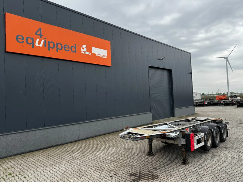 Van Hool 20FT ADR (EX/II, EX/III, FL, OX, AT), BPW, disc brakes, liftaxle, galvanized, ALCOA, NL-Chassis, 3.300KG - Semi-remorque porte-conteneur/ Caisse mobile: photos 1 Van Hool 20FT ADR (EX/II, EX/III, FL, OX, AT), BPW, disc brakes, liftaxle, galvanized, ALCOA, NL-Chassis, 3.300KG - Semi-remorque porte-conteneur/ Caisse mobile: photos 1