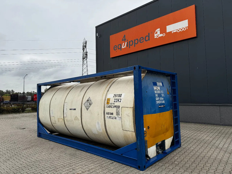 Van Hool 20FT ISO, 25.000L / 1-COMP / T11/ valid 2,5Y till 11-2026 - Conteneur citerne: photos 3 Van Hool 20FT ISO, 25.000L / 1-COMP / T11/ valid 2,5Y till 11-2026 - Conteneur citerne: photos 3